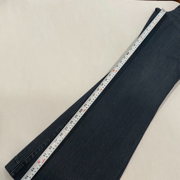 ~ NEW! Good American 14/32 Good Legs Flare 14 Dark Wash Blue Boho w/tags XL Navy - Picture 7 of 15